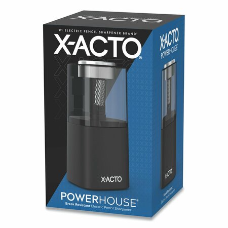 X-ACTO Powerhouse Electric Pencil Sharpener, AC-Power, 3 x 6.25 x 4.5, Black 1799X